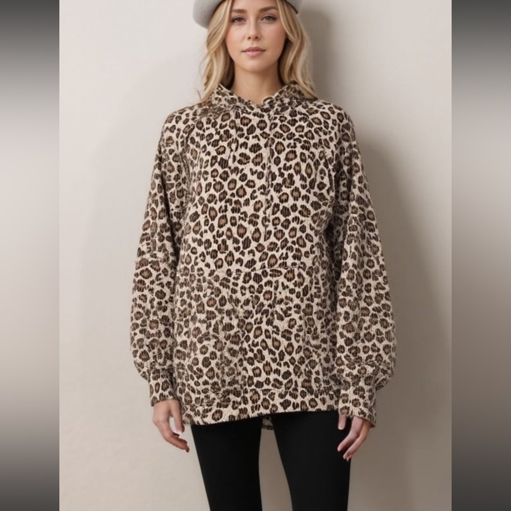 Leopard Print Women's Hoodie